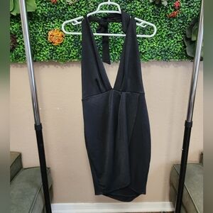 Charlotte Russe Black Backless Dress